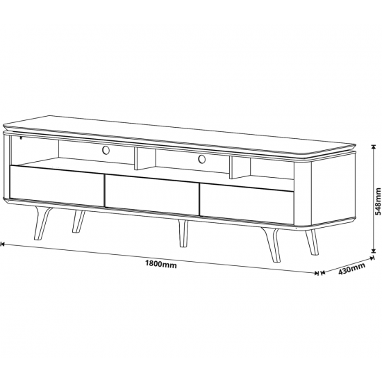 Rack ARC 3G - 1.8 - Imcal - Off White / Nature 