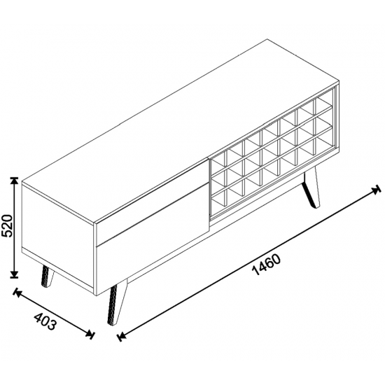 Rack Classic AD 1.4 - Imcal - Branco 