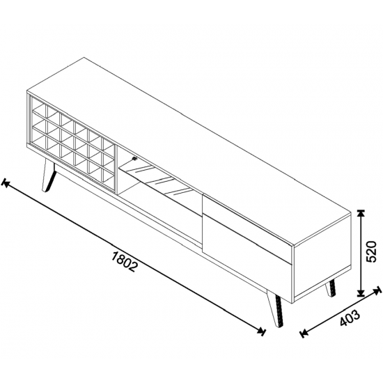 Rack Classic AD 1.8 - Imcal - Branco