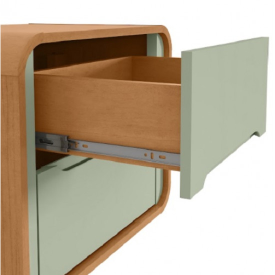 Mesa de Cabeceira Loop 2 Gavetas