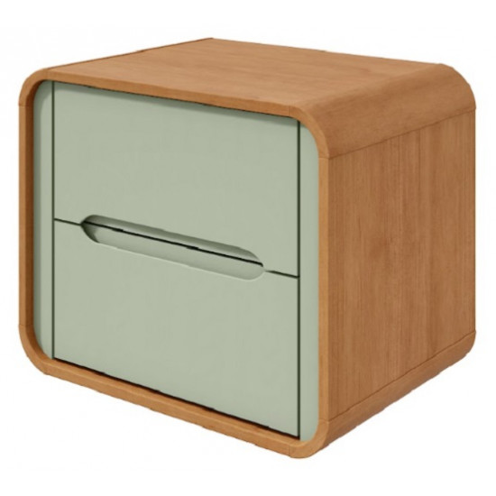 Mesa de Cabeceira Loop 2 Gavetas