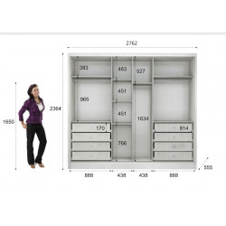 Guarda-Roupa Robust  8 Gavetas
