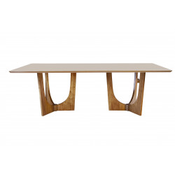 Mesa Trento Com Vidro - Rafana - 160x90