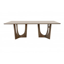 Mesa Trento Com Vidro - Rafana - 180x90