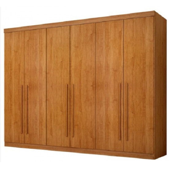 Guarda Roupa 06 Portas 100% MDF Cinamomo