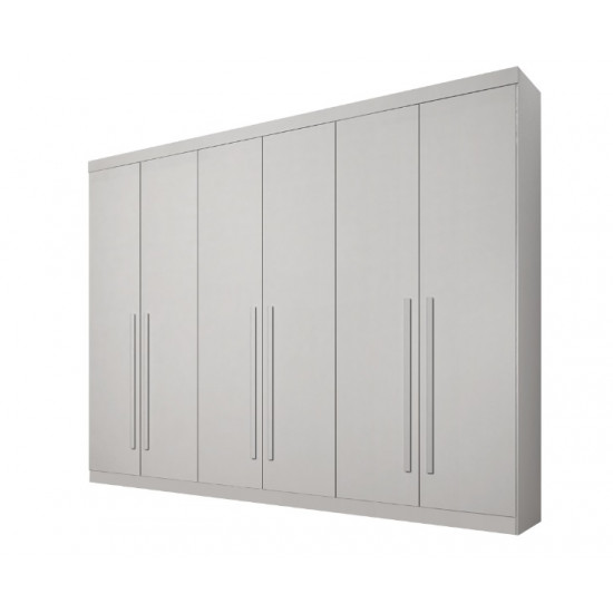 Guarda Roupa 06 Portas 100% MDF Branco