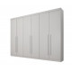 Guarda Roupa 06 Portas 100% MDF Branco